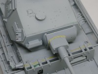溶接痕の追加　3号指揮戦車K型