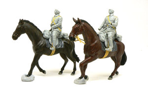 ドイツ・第1騎兵師団　フィギュアと馬具の組立て