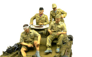 ドイツアフリカ軍団・熱帯戦車兵　服の塗装