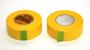 タミヤと3Mのマスキングテープを比較 