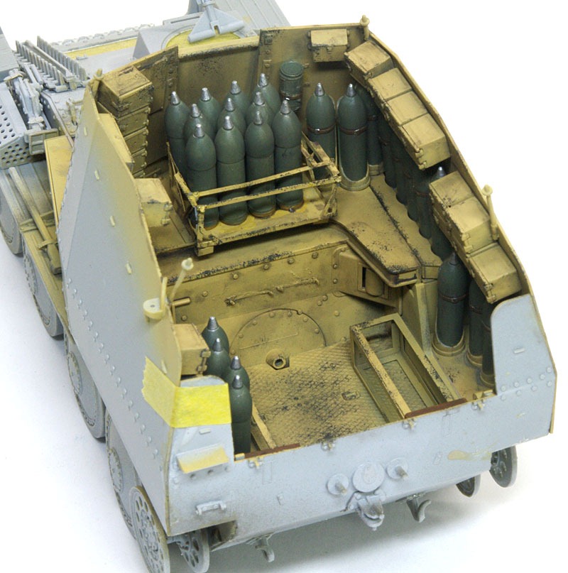 グリレK型弾薬運搬車 その3 戦闘室内部の仕上げと組立て | プラモ日記