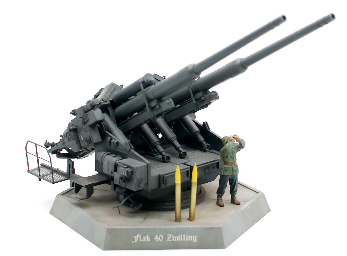 ドイツ・12.8cmFlak40 2連装高射砲 1/35 タコム