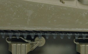 M4A3シャーマン 105mm榴弾砲搭載型 圧延鋼板の荒れ