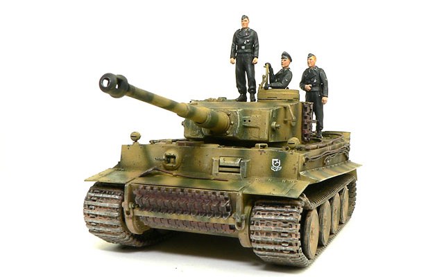 ドイツ重戦車・タイガー１初期生産型 その5 完成!! | プラモ日記