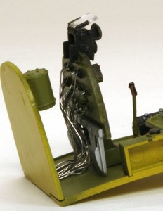 P-51Dマスタング4　計器板の配線