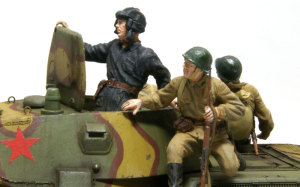 ソビエト歩兵・戦車搭乗セット　1/35　ミニアート