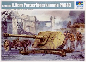 ドイツ・8.8cm対戦車砲Pak43　1/35　トランペッター