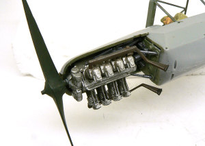 フィーゼラーFi156Cシュトルヒ　エンジンとプロペラ