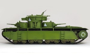 ソビエト重戦車・T-35　足まわりの組立て