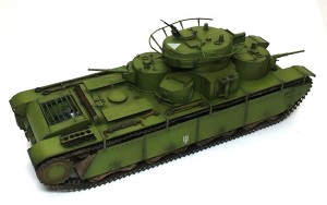 ソビエト重戦車・T-35　細部の塗分け