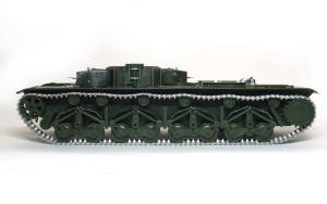 ソビエト重戦車・T-35　履帯の組立て
