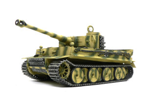 ドイツ重戦車・タイガー１初期生産型　履帯や細部の塗分け
