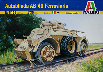 イタリア・AB40鉄道装甲車 1/35 イタレリ