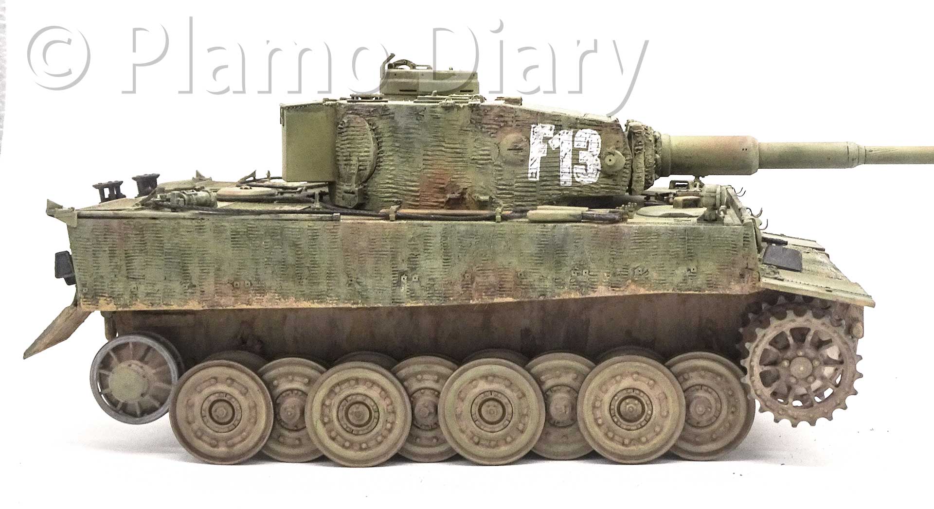 ティーガー1 フェールマン戦隊 足回りの組み立て