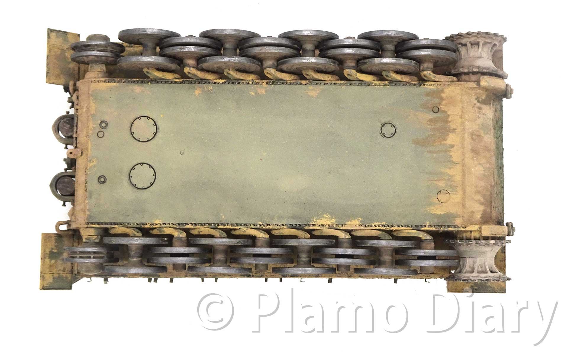 ティーガー1 フェールマン戦隊 車体の裏側