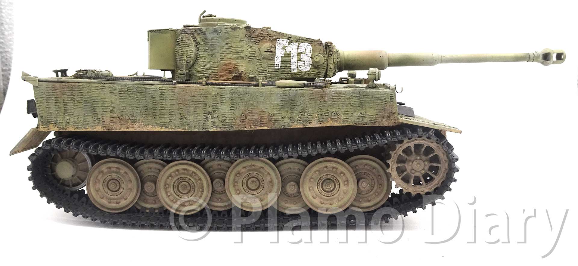 ティーガー1 フェールマン戦隊 履帯の仮留め