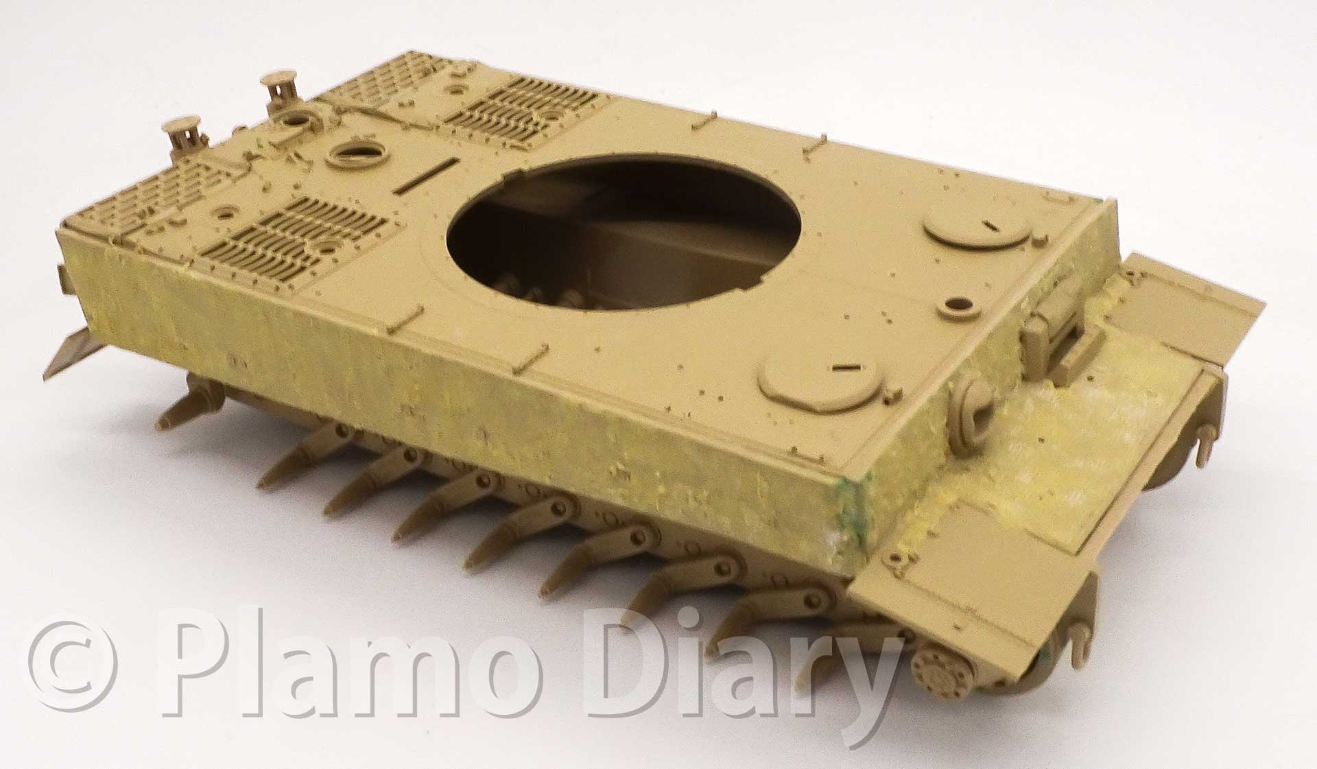 車体上部のツィンメリットコーティング