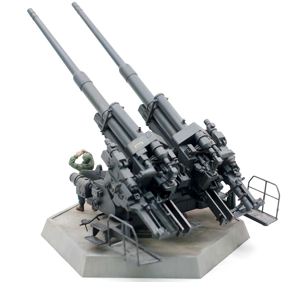 ドイツ・12.8cmFlak40 2連装高射砲 1/35 タコム