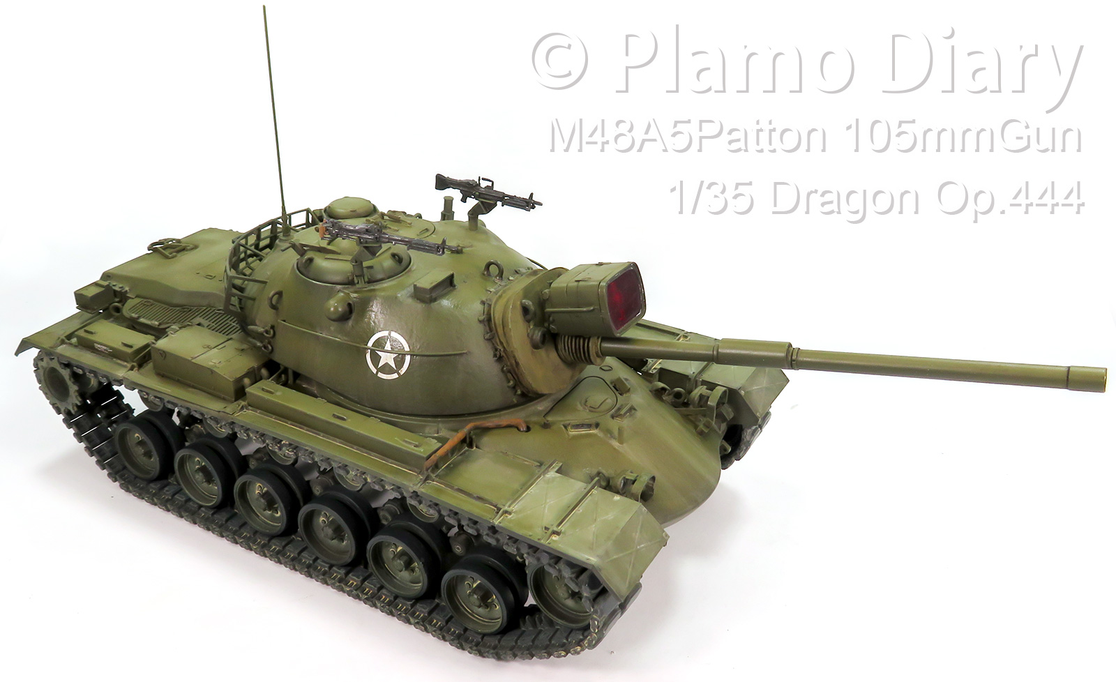 アメリカ・M48A5パットン 105mm砲 1/35 ドラゴン