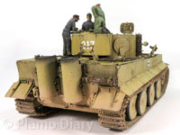 ドイツ重戦車・タイガー1中期生産型 オットー・カリウス搭乗車 1/35 タミヤ