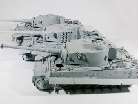 ティーガー1初期生産型　サフ吹き