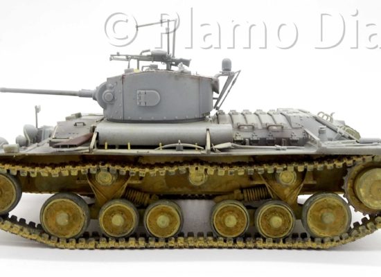 歩兵戦車Mk.3バレンタイン2　足回りの組付け