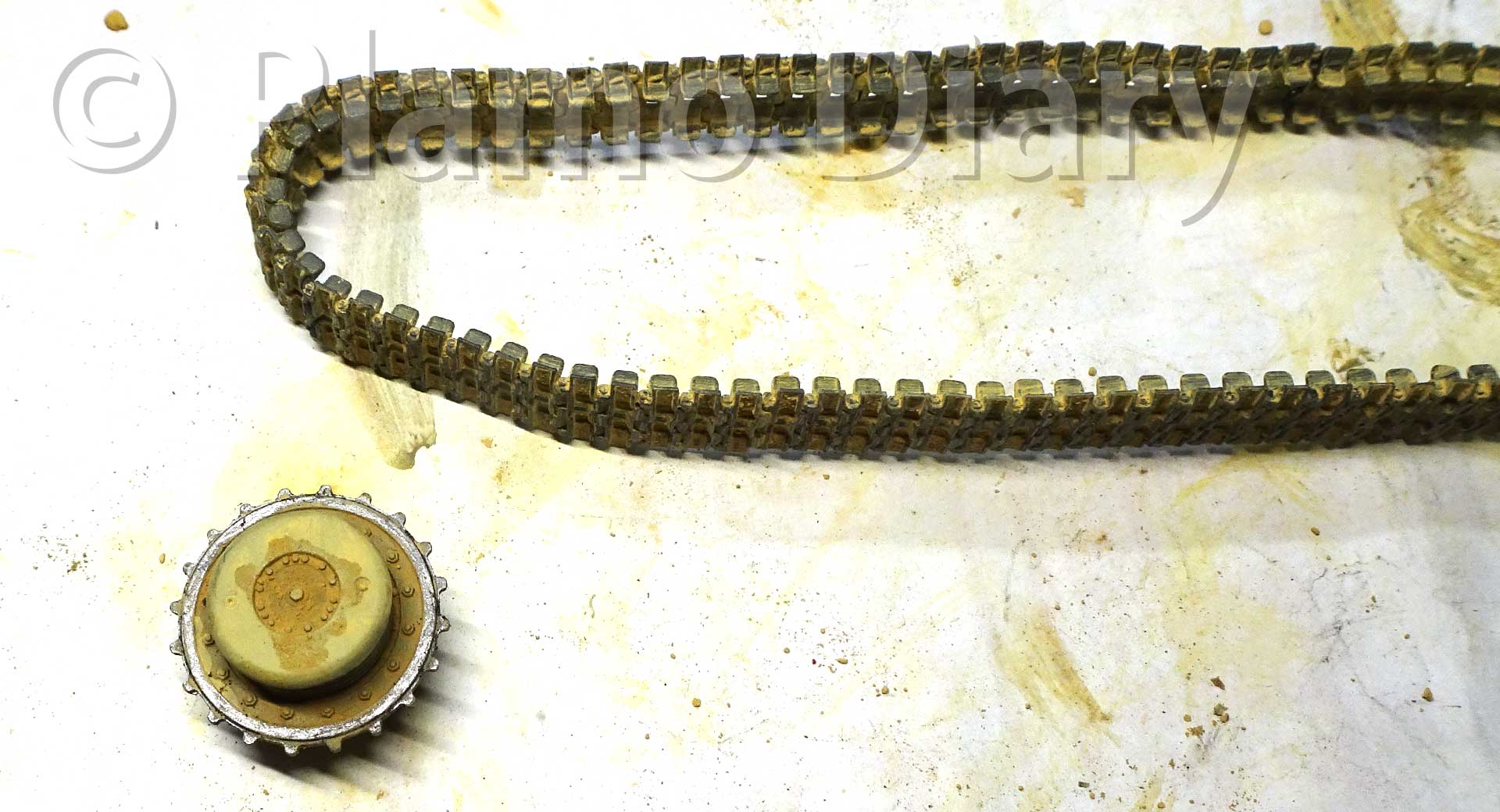 起動輪の仕上げ