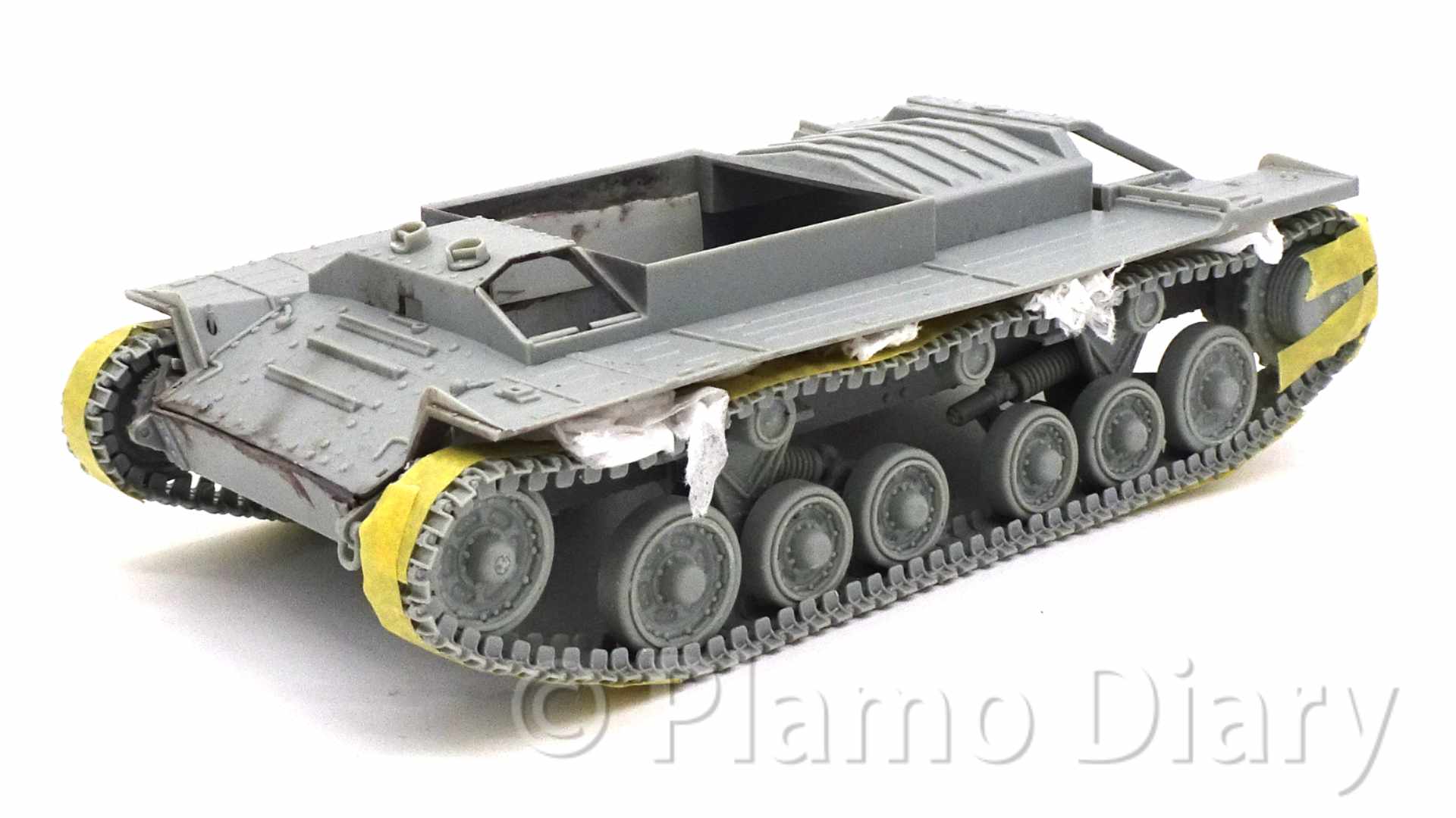 歩兵戦車Mk.3バレンタイン2 履帯の組み立て